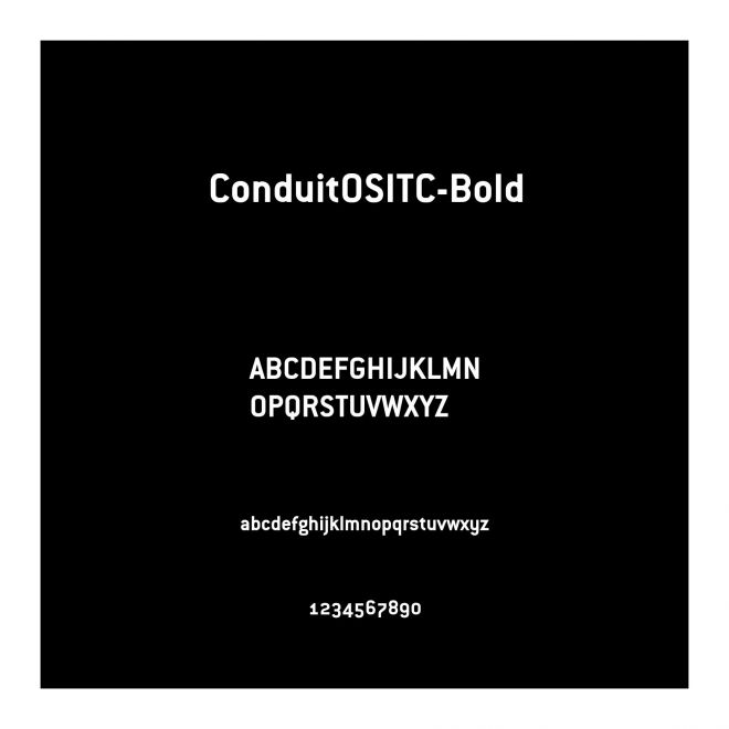 ConduitOSITC-Bold