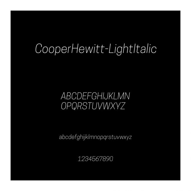 CooperHewitt-LightItalic
