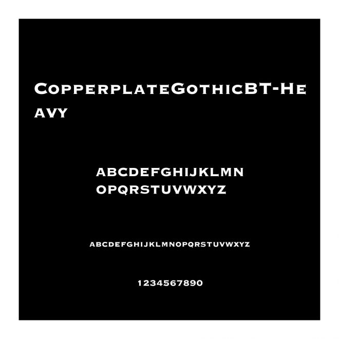 CopperplateGothicBT-Heavy