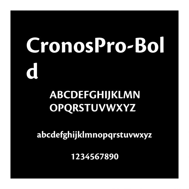 CronosPro-Bold