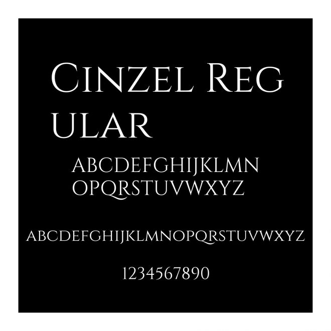 Cinzel Regular