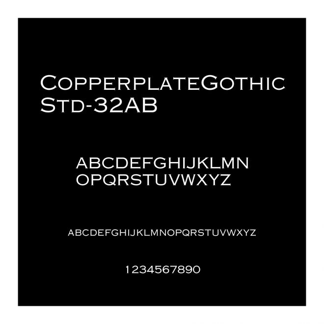 CopperplateGothicStd-32AB