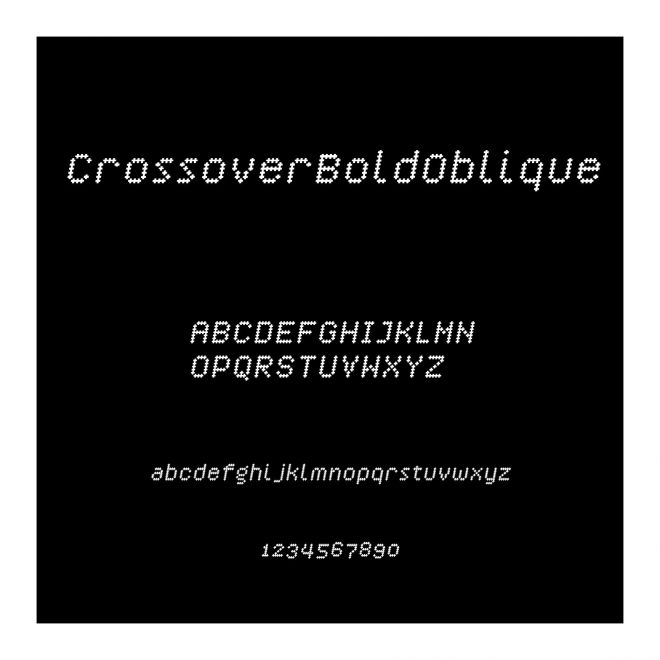 CrossoverBoldOblique