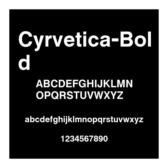 Cyrvetica-Bold