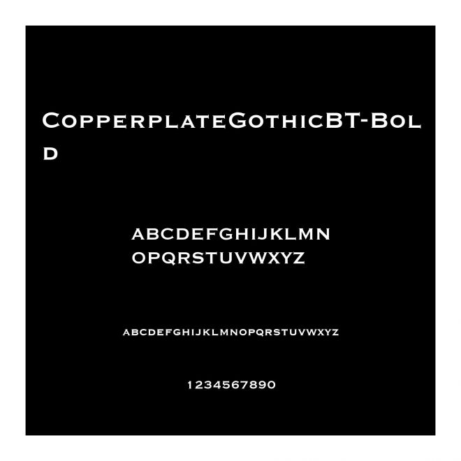 CopperplateGothicBT-Bold