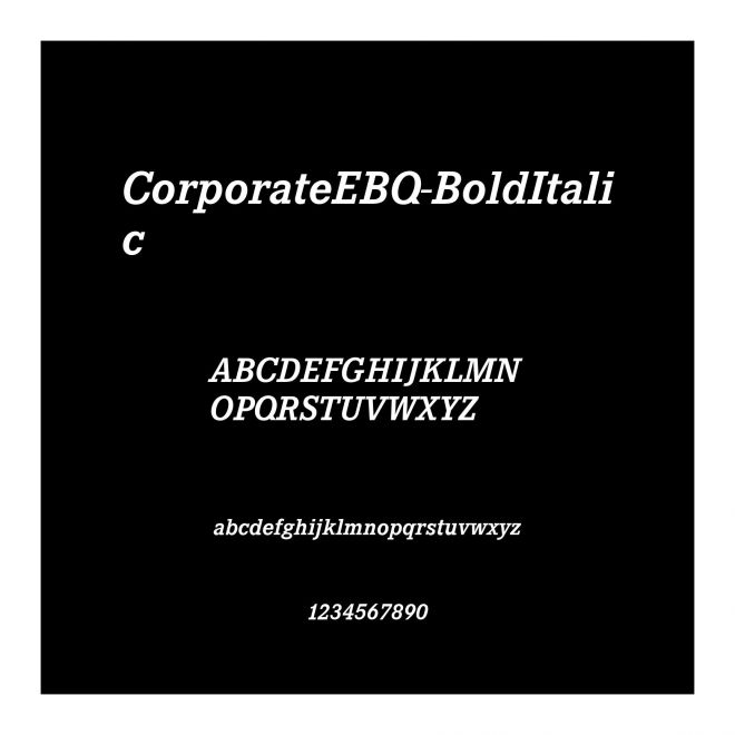 CorporateEBQ-BoldItalic