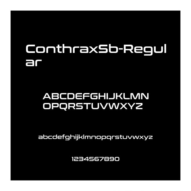 ConthraxSb-Regular