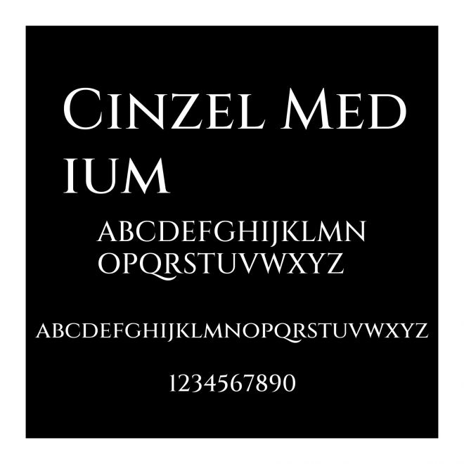 Cinzel Medium