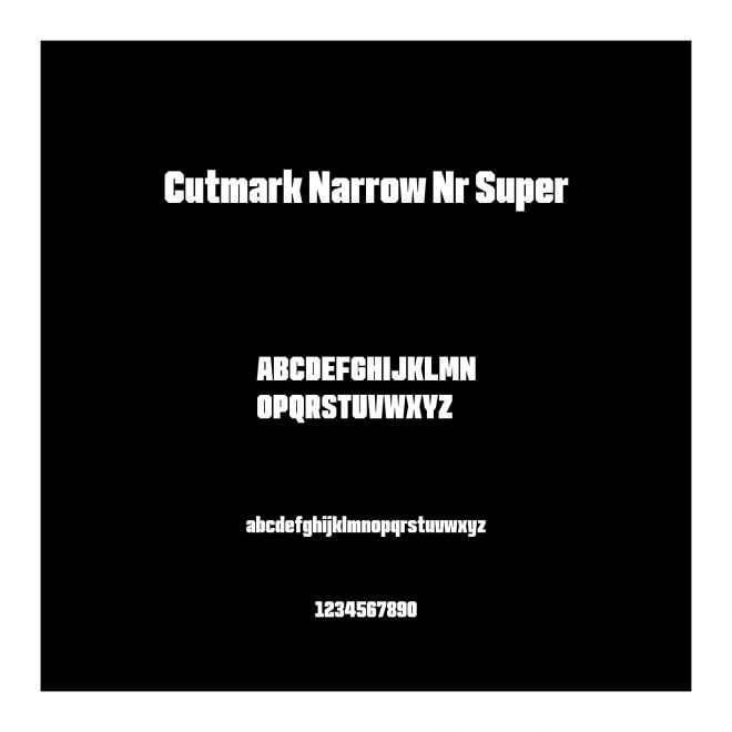 Cutmark Narrow Nr Super