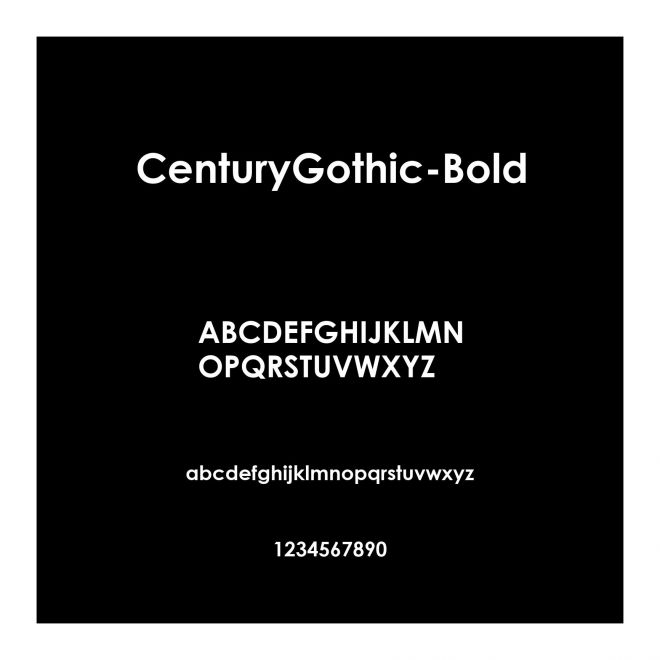 CenturyGothic-Bold