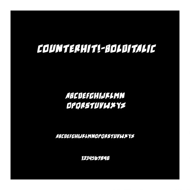 counterhit!-BoldItalic