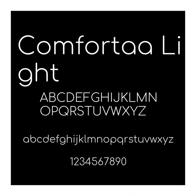 Comfortaa Light