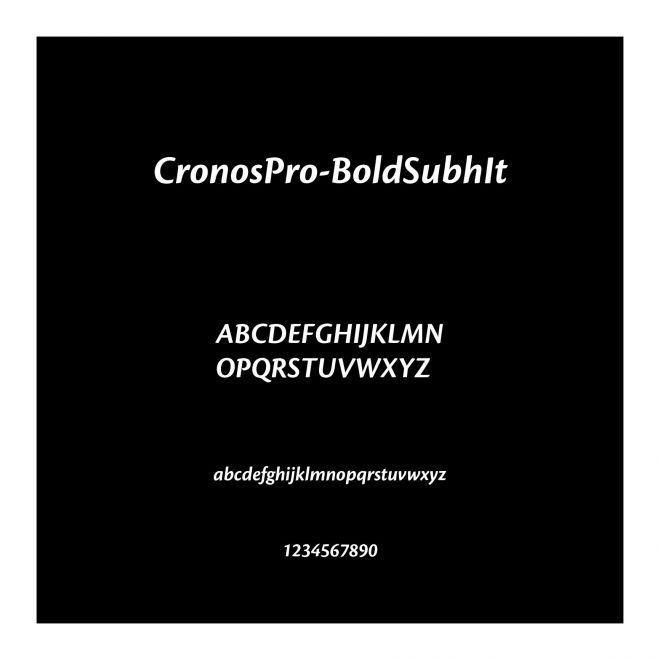 CronosPro-BoldSubhIt