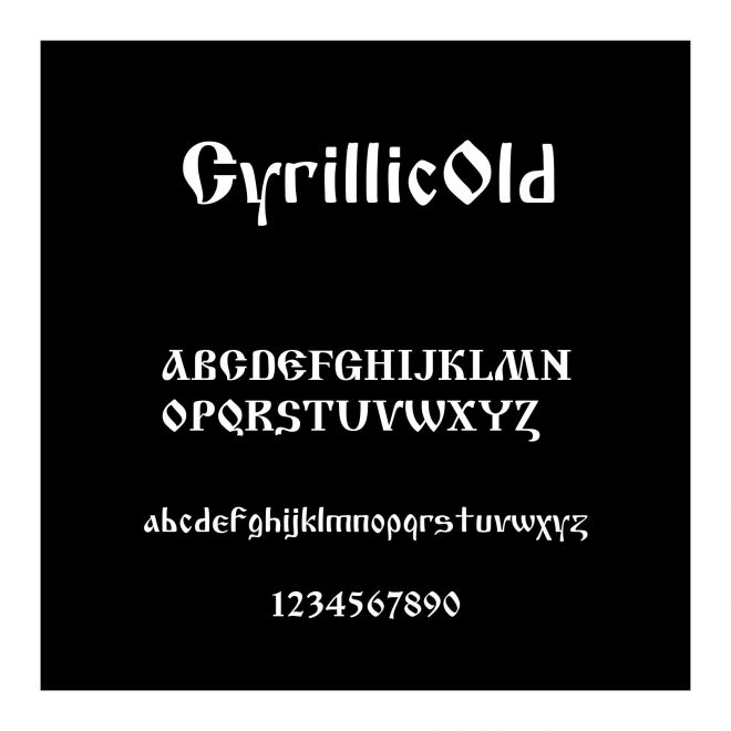 CyrillicOld