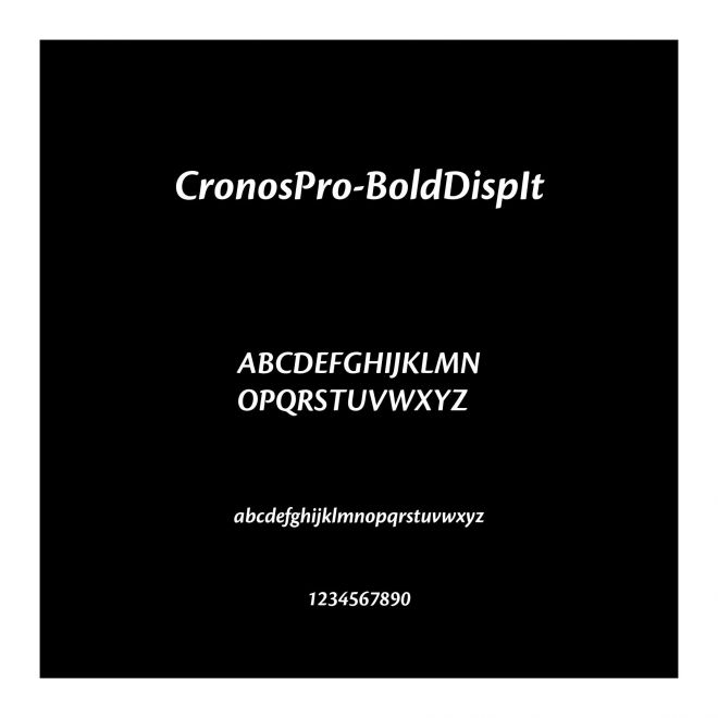 CronosPro-BoldDispIt