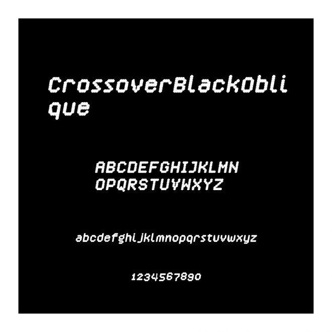 CrossoverBlackOblique