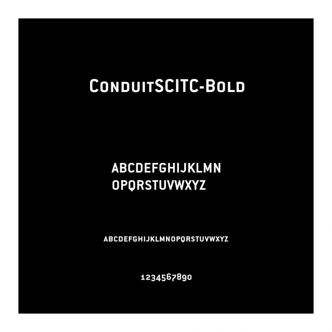 ConduitSCITC-Bold