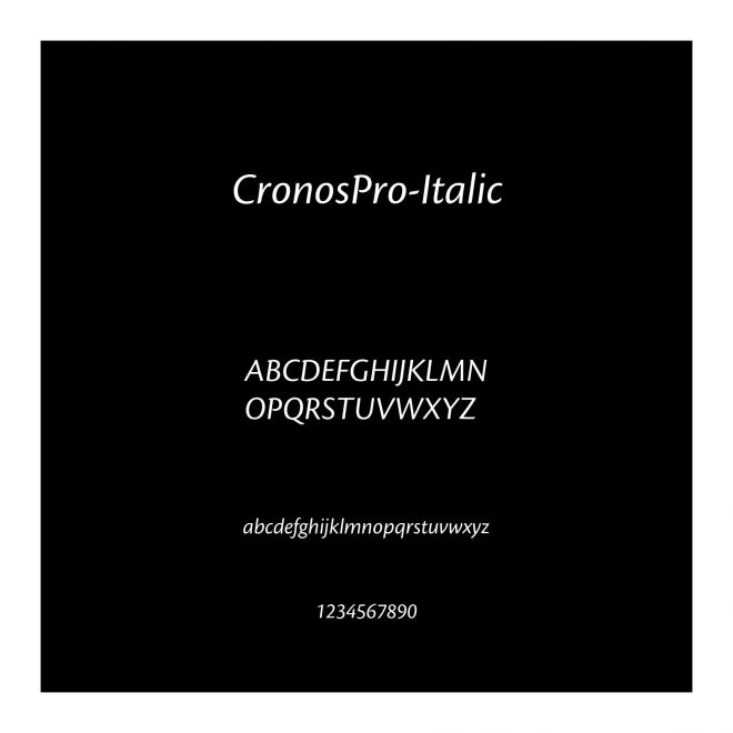 CronosPro-Italic