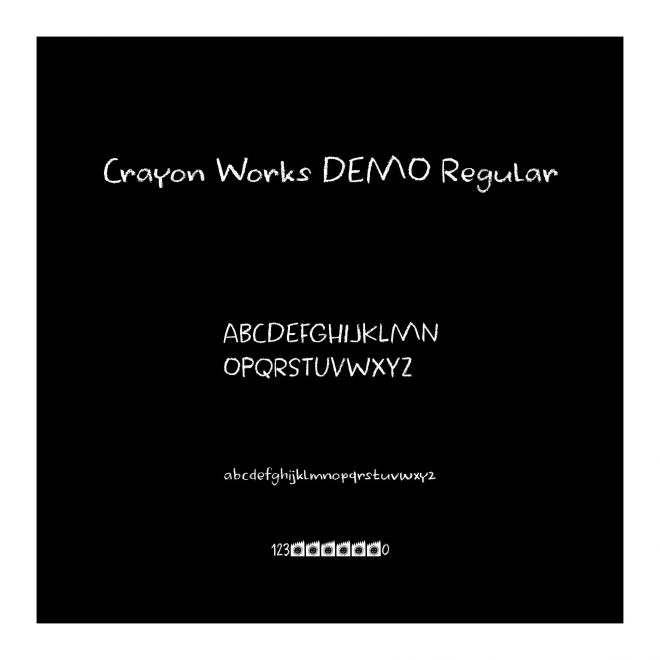 Crayon Works DEMO Regular