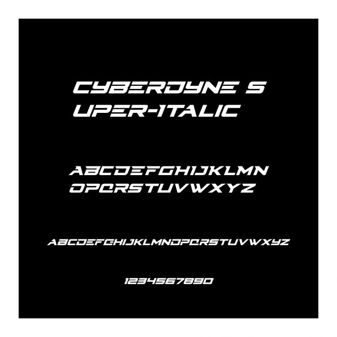 Cyberdyne Super-Italic
