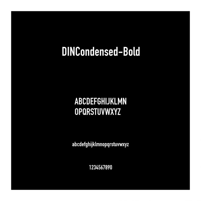 DINCondensed-Bold