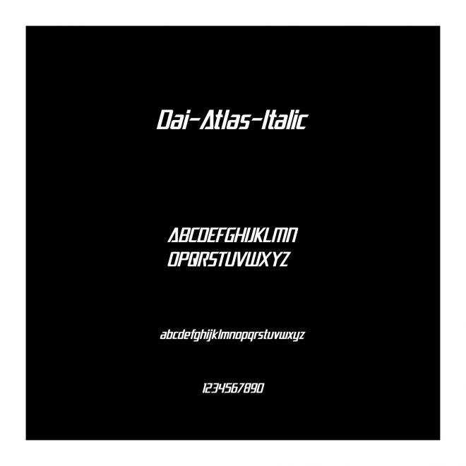 Dai-Atlas-Italic