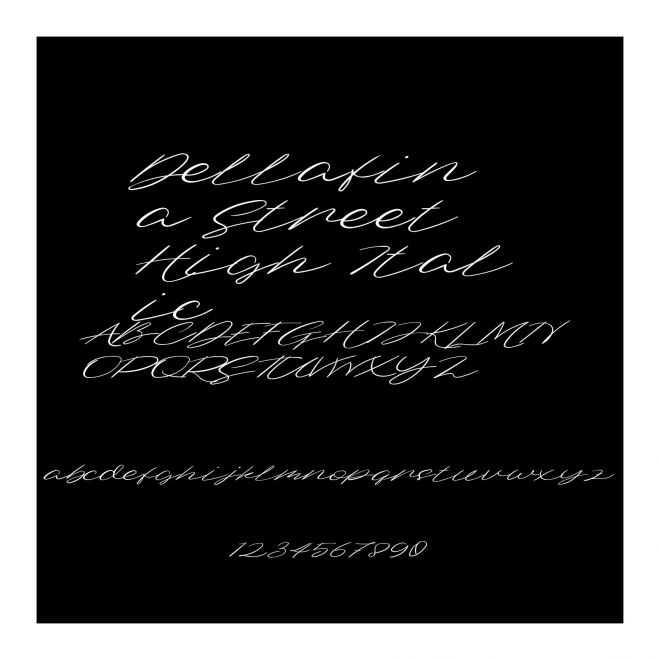 Dellafina Street High Italic