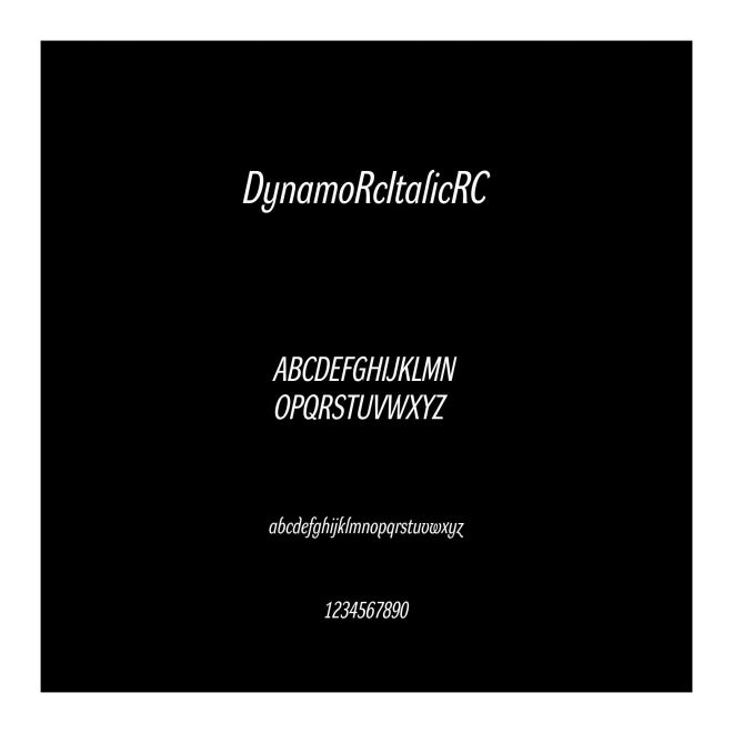 DynamoRcItalicRC