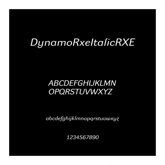DynamoRxeItalicRXE