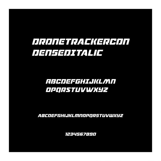 DroneTrackerCondensedItalic