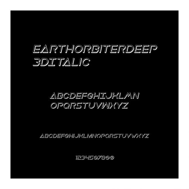 EarthOrbiterDeep3DItalic