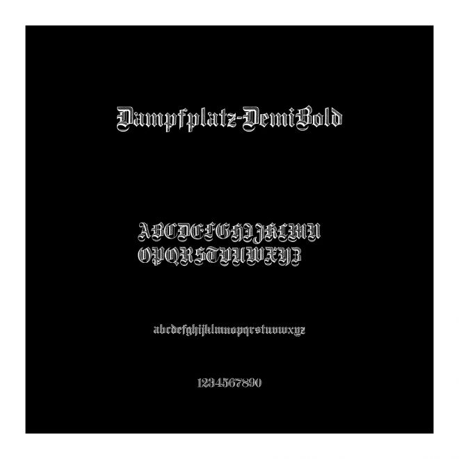 Dampfplatz-DemiBold