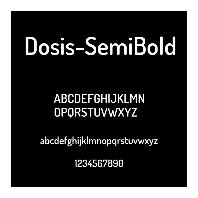 Dosis-SemiBold
