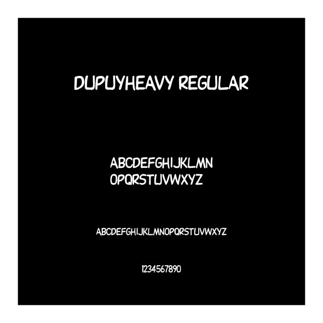 DupuyHeavy Regular