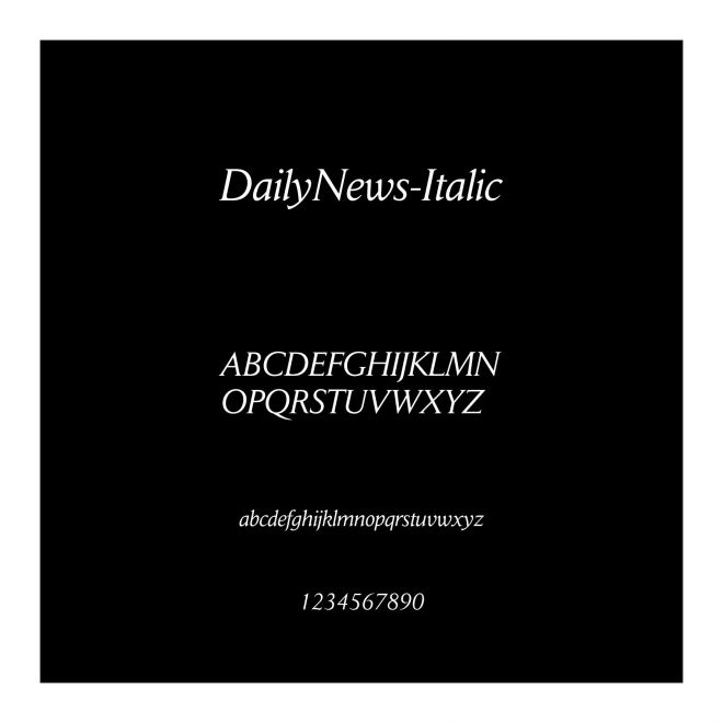 DailyNews-Italic