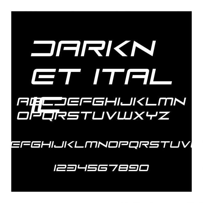 DarkNet Italic