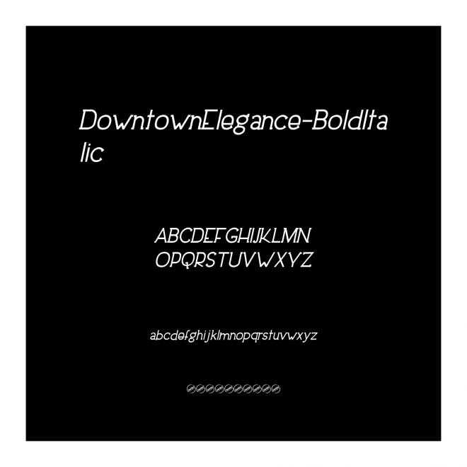 DowntownElegance-BoldItalic
