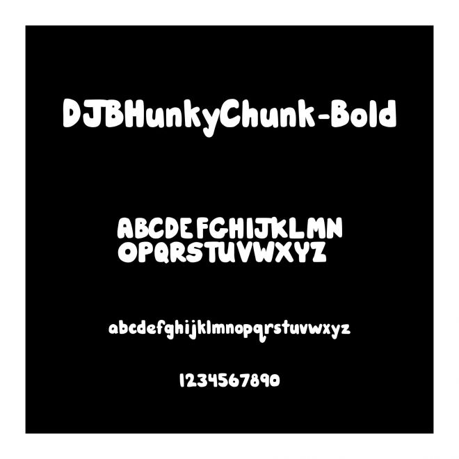 DJBHunkyChunk-Bold