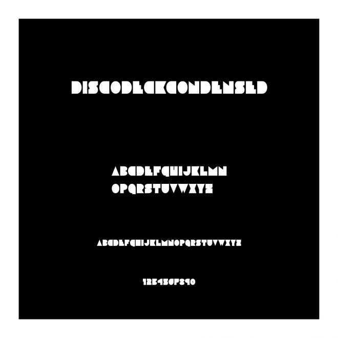 DiscoDeckCondensed