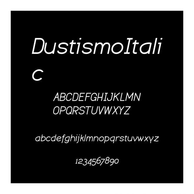 DustismoItalic