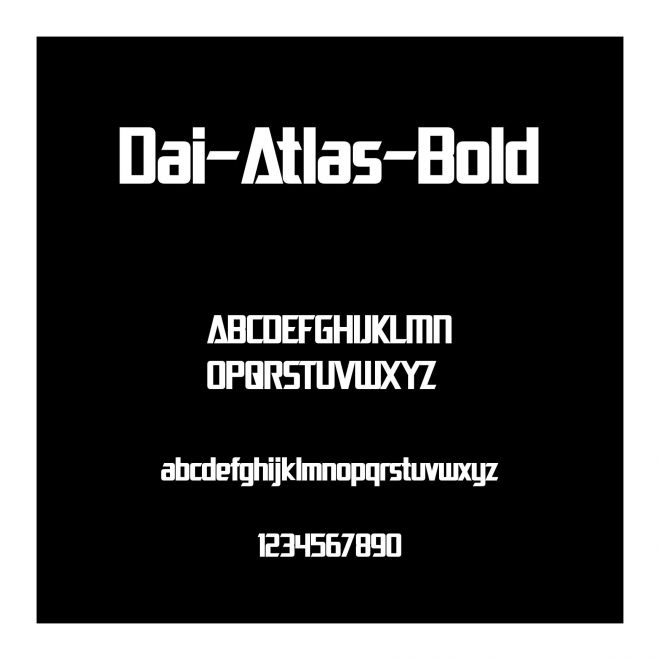 Dai-Atlas-Bold