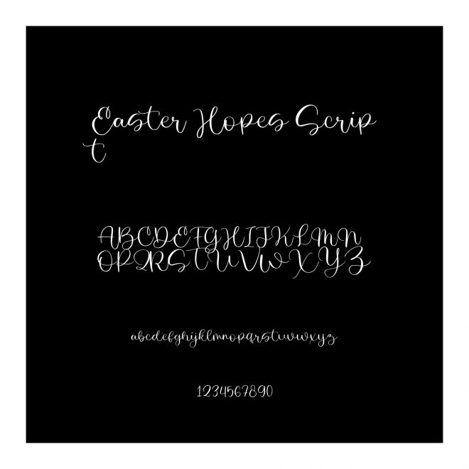 Easter Hopes Script