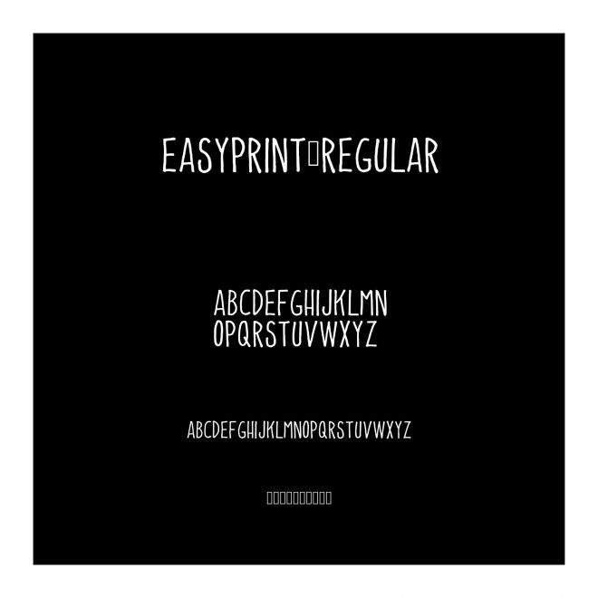 EasyPrint-Regular