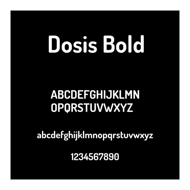 Dosis Bold