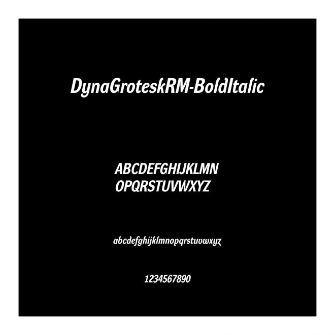 DynaGroteskRM-BoldItalic