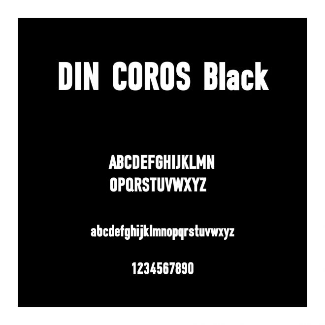 DIN COROS Black