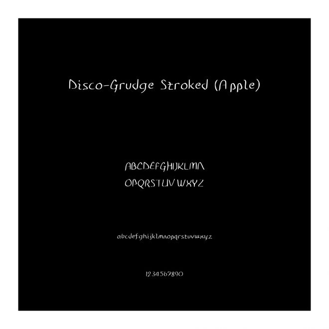 Disco-Grudge Stroked (Apple)