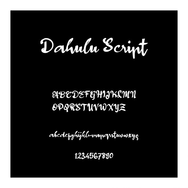 Dahulu Script