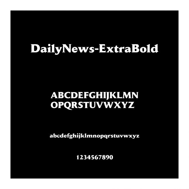 DailyNews-ExtraBold