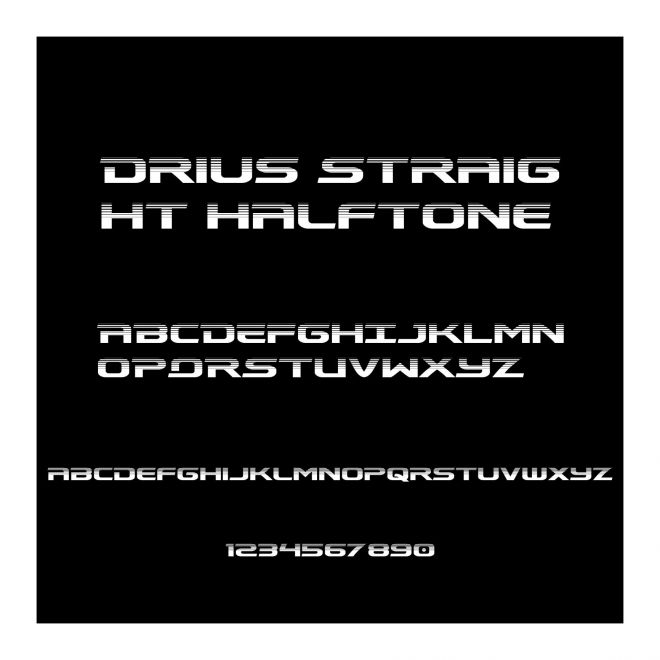 Drius Straight Halftone